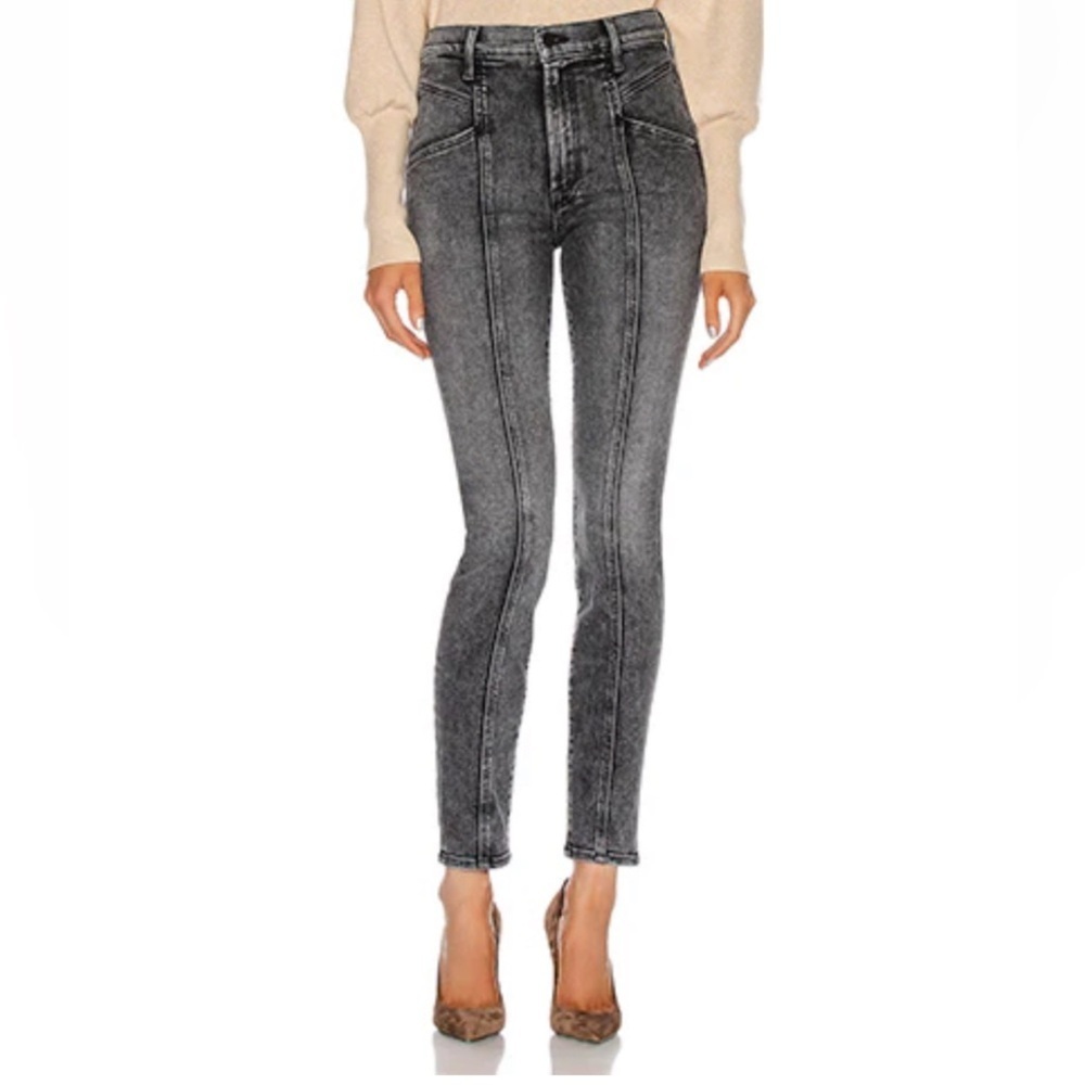 MOTHER The Seamed Swooner Skimp Jeans Train Stops Denim Casual Boho Women’s 28